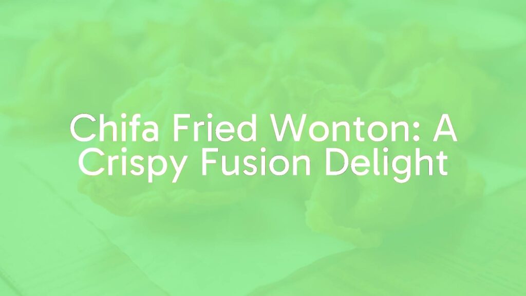 Crispy golden fried wontons on a wooden table, fusion Chifa cuisine style, vibrant Peruvian-Chinese flavors, close-up with steam rising, appetizing food photography.