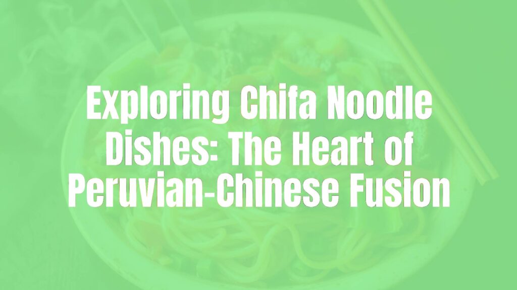 A steaming plate of Chifa noodle dish, vibrant with colorful vegetables, tender beef slices, and egg noodles, wok-tossed with soy sauce, artistic food photography.