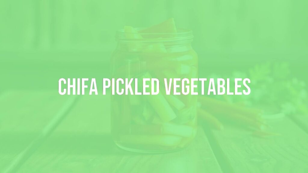 Colorful Chifa pickled vegetables in a glass jar, Peruvian and Chinese fusion cuisine, tangy and crunchy, vibrant and fresh, rustic wooden table, natural lighting, realistic.