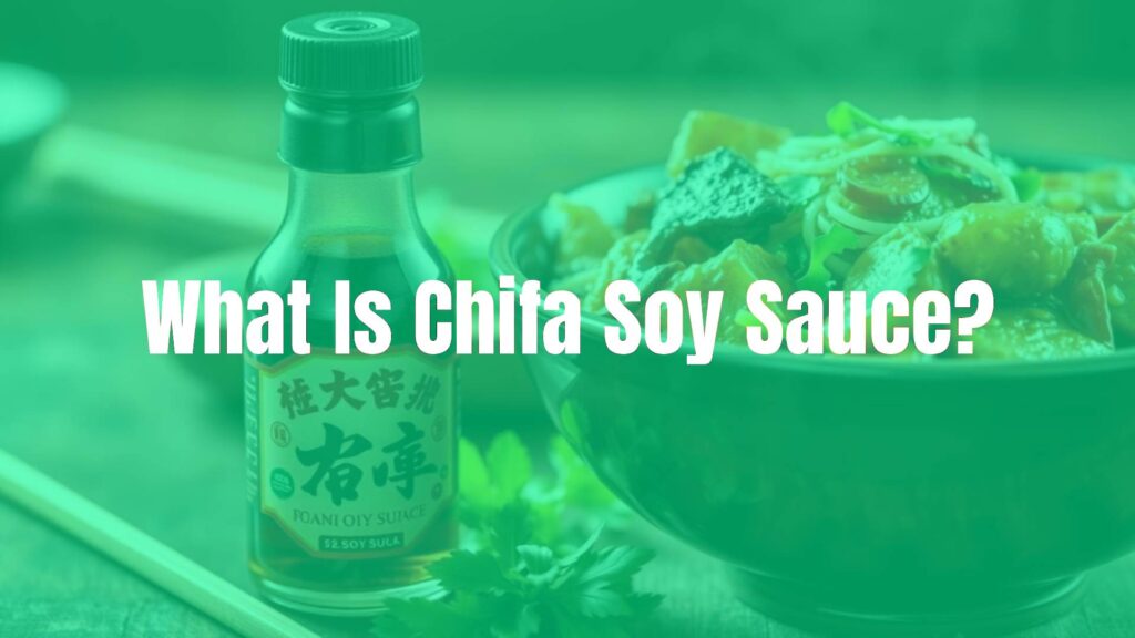 A bottle of soy sauce next to a bowl of Chifa cuisine, fusion of Chinese and Peruvian flavors, vibrant colors, appetizing, realistic.
