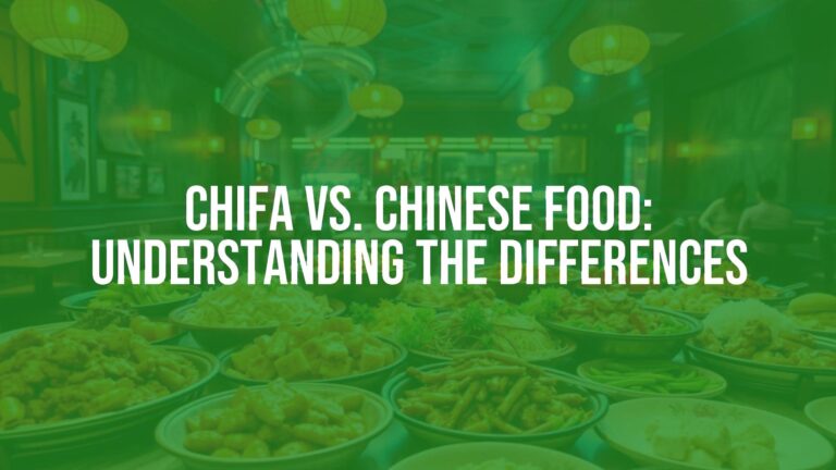 A vibrant spread of Chifa and traditional Chinese dishes side by side, colorful ingredients, Peruvian and Chinese culinary fusion, lively restaurant atmosphere, warm lighting, realistic.