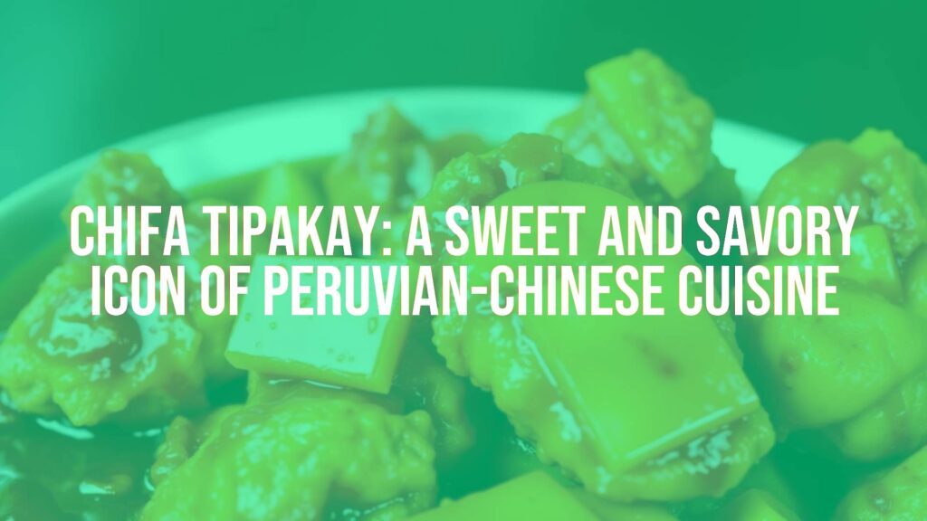 Golden fried chicken pieces coated in a glossy sweet and tangy sauce with tamarind and pineapple, Peruvian-Chinese fusion dish, vibrant colors, appetizing, realistic food photography.