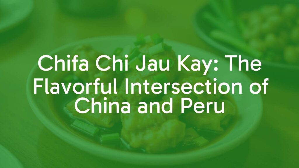 A plate of crispy Chi Jau Kay fried chicken in soy sauce, garnished with green onions, vibrant Peruvian-Chinese fusion dish, warm lighting, realistic.